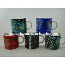 Halber keramischer Becher, 8oz keramische Kaffeetasse